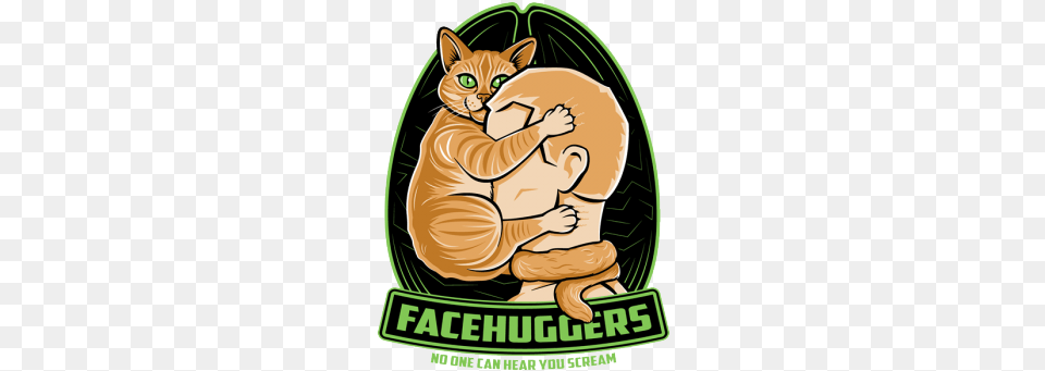 Facehuggers Geeklove Facehugger Cat, Animal, Mammal, Pet, Face Free Png