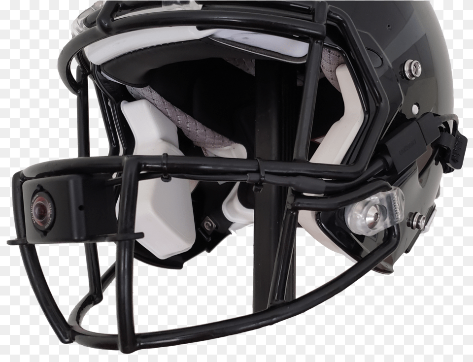 Facemask Camera Seamlessly Mounted To A Helmet Football Helmet Camera Mount, Sport, Playing American Football, Person, American Football Png