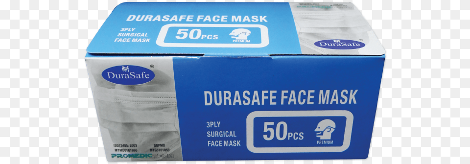 Facemask Dura Safe, Box, Cardboard, Carton, First Aid Png Image