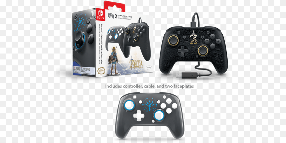 Faceoff Wired Pro Controller, Electronics, Person, Joystick Png