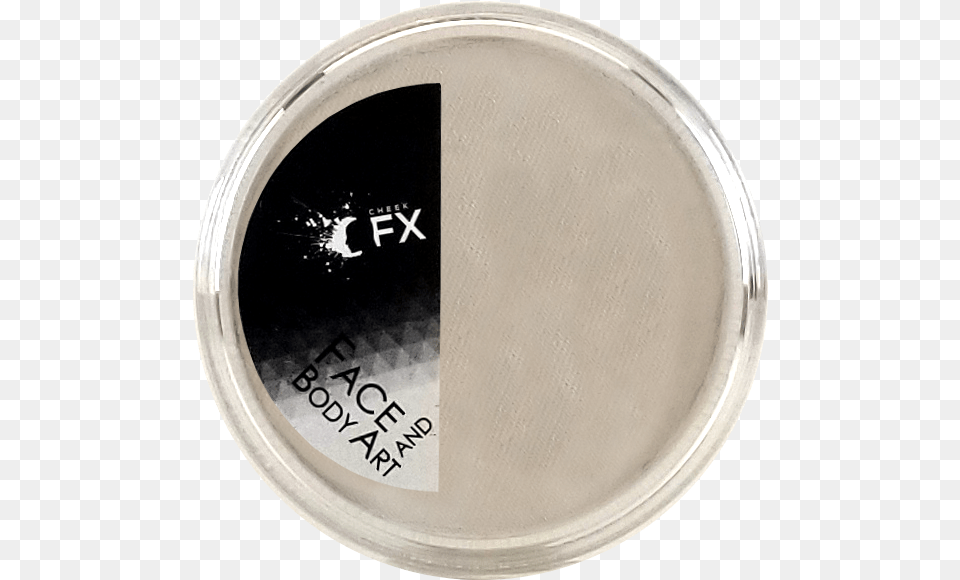 Facepaint Cheek Fx Metallic White Face Paint Circle, Head, Person, Cosmetics, Makeup Free Png Download