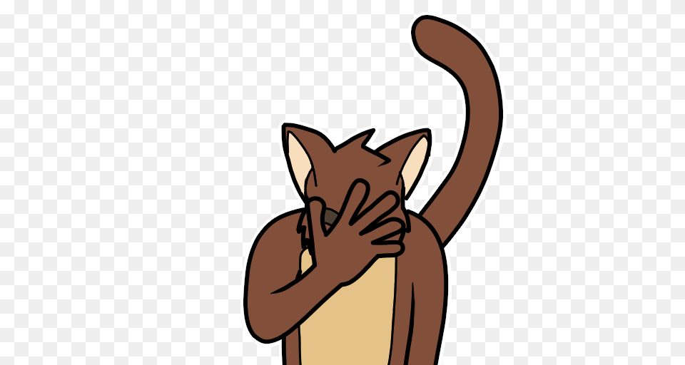 Facepalm, Animal, Cat, Mammal, Pet Free Png Download