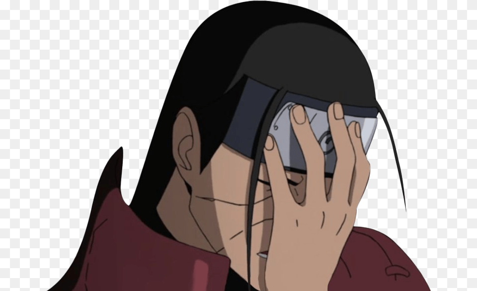 Facepalm Clipart Hashirama Conflict No Matter What Era, Person, Anime, Photography, Face Free Png