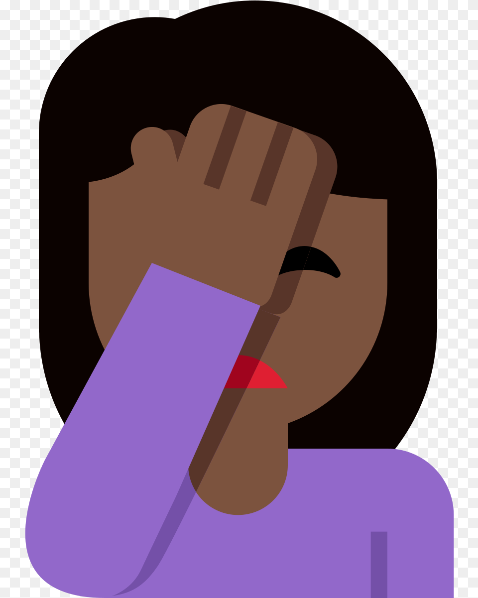 Facepalm Emoji Black Man, Body Part, Hand, Person, Wrist Free Png