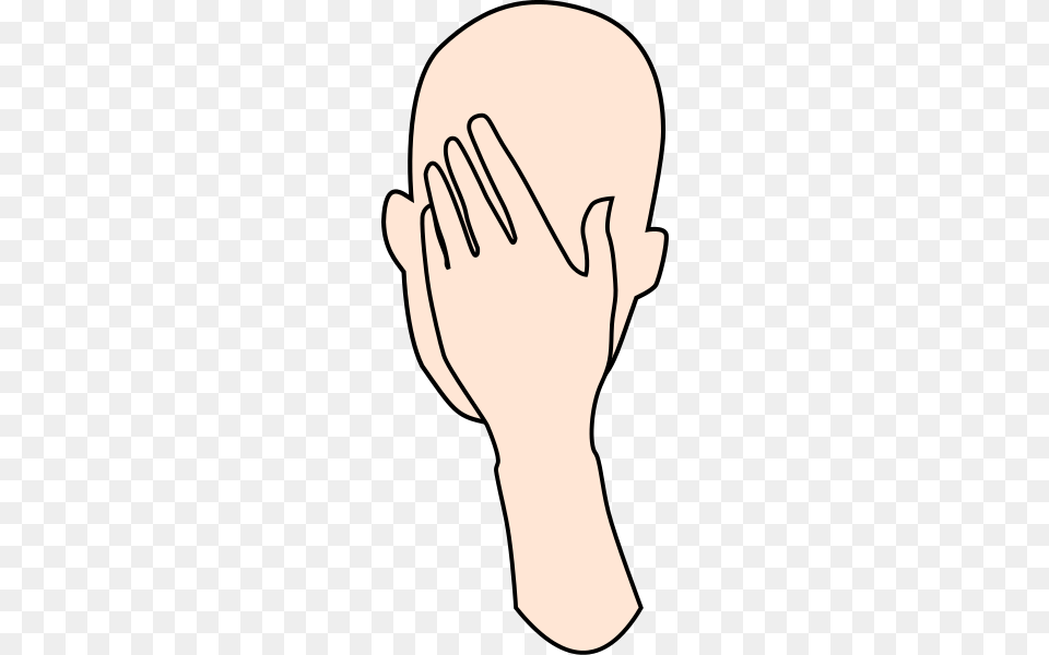 Facepalm Flesh Tone, Person Free Png Download