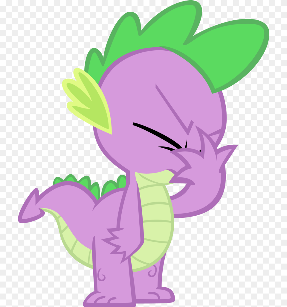 Facepalm Transparent Background Spike Is Eating My Little Pony Spike Apple Bloom, Purple, Alien, Cartoon, Face Free Png
