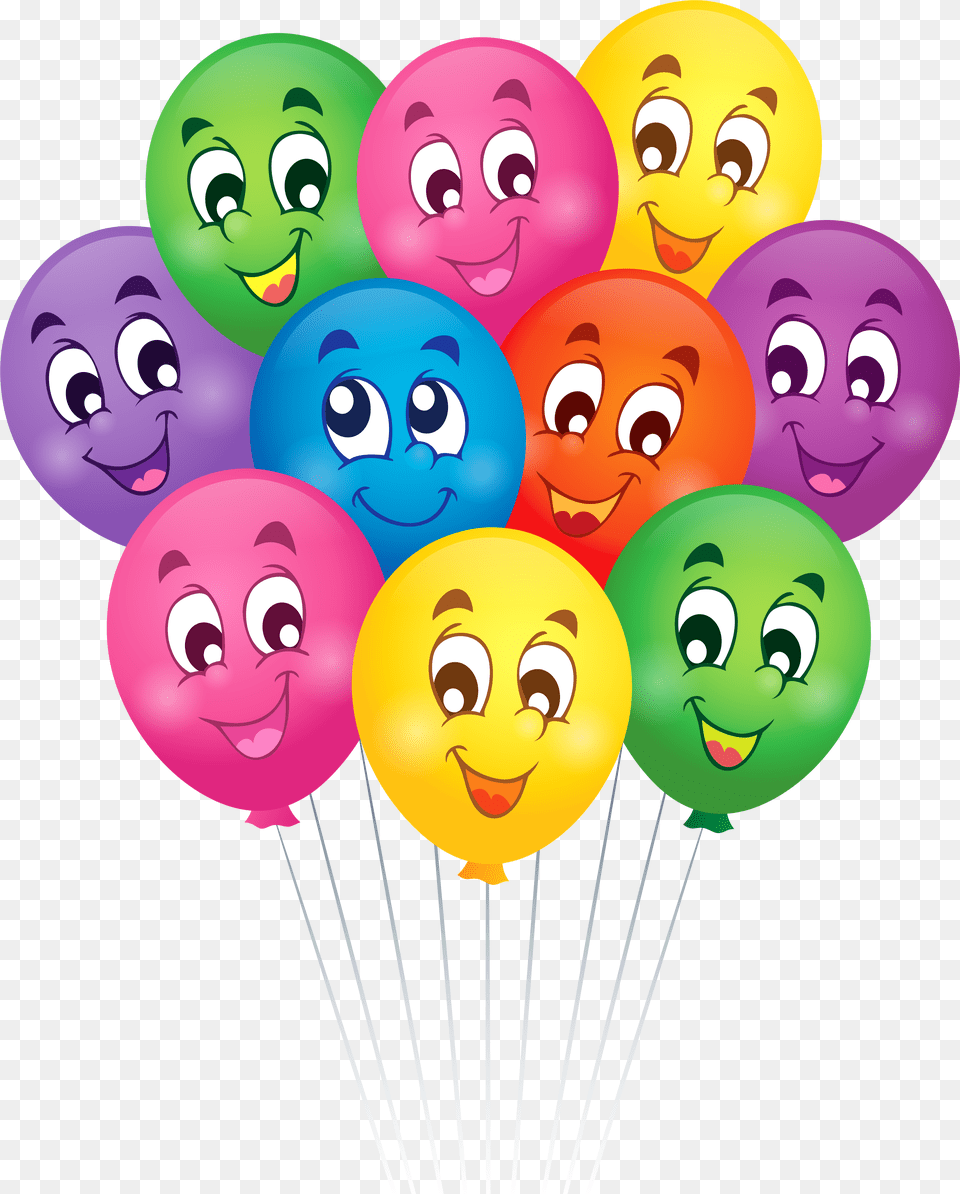 Faces Cartoon Clipart Picture Is Available For Cartoon Images Of Balloons, Balloon Free Png