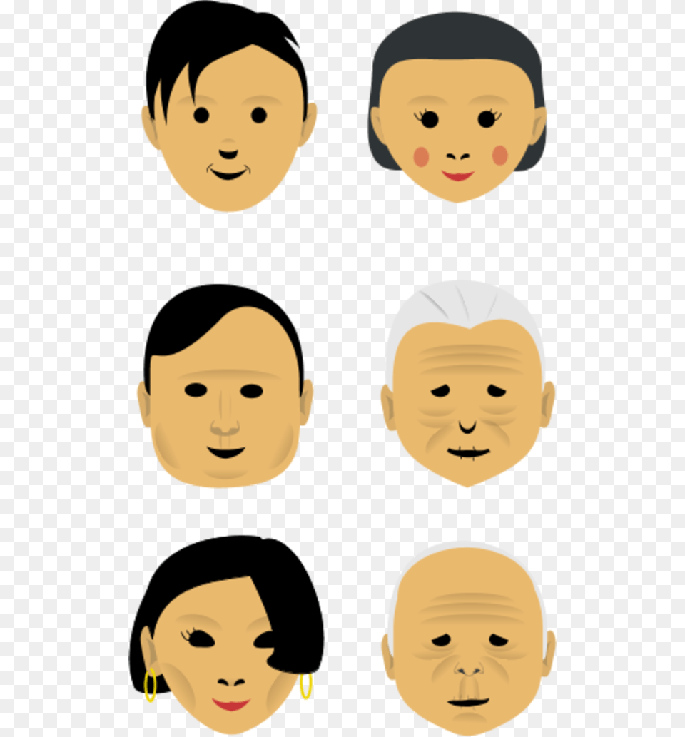 Faces Clipart, Face, Head, Person, Photography Png