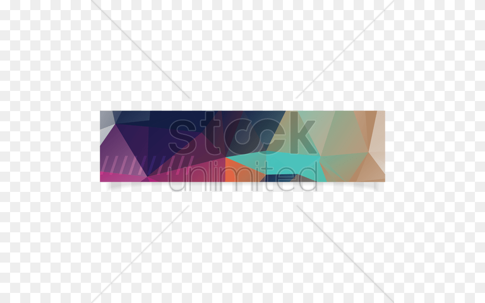 Faceted Banner Vector Image, Art, Graphics, Text, Advertisement Png