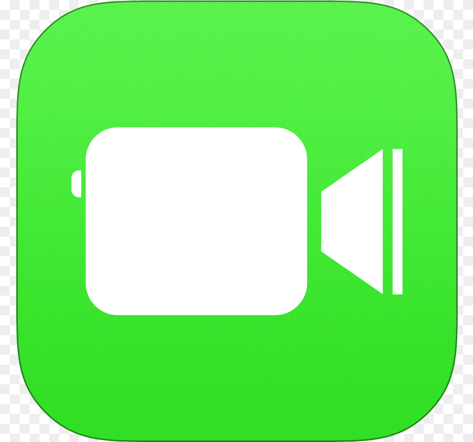 Facetime Icon, Green Free Png