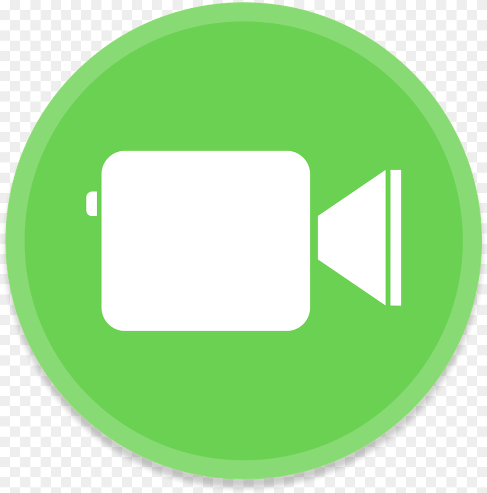 Facetime Icon Facetime App Logo, Green, Disk Free Transparent Png