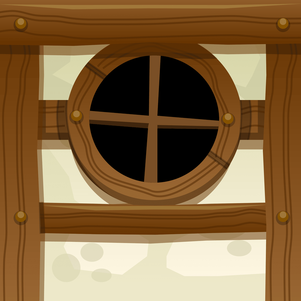 Fachwerk Window Wall Clipart, Crib, Furniture, Infant Bed, Wood Png Image
