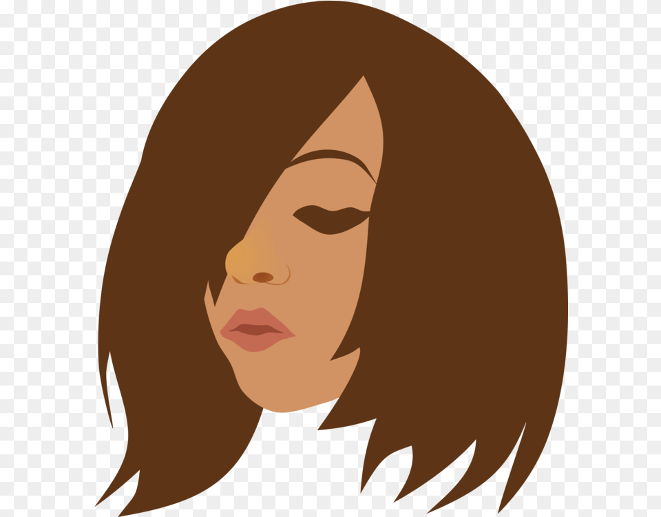 Facial Hair Chin Clipart Woman Face Clipart Transparent, Head, Person, Photography, Portrait Png