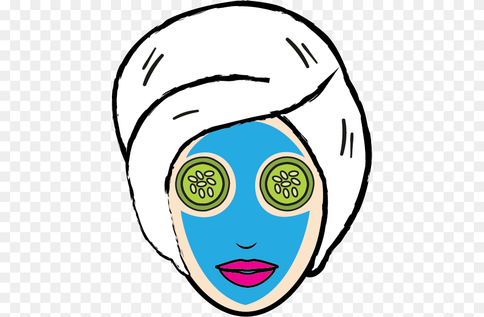 Facial Mask Icon Beauty Clipart Cosmetic Clipart Everyday, Art, Photography, Drawing, Portrait Png