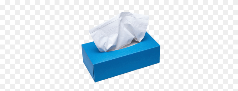 Facial Tissues Blue Box Transparent, Paper, Towel, Paper Towel, Tissue Png