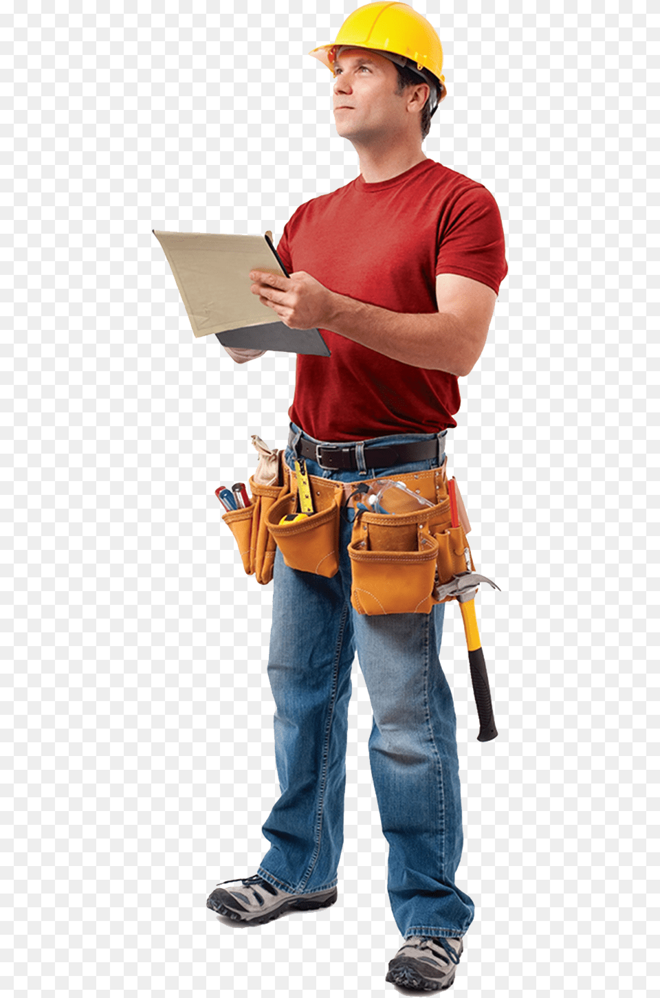 Facility Management Mobile App, Worker, Clothing, Person, Hardhat Free Png Download
