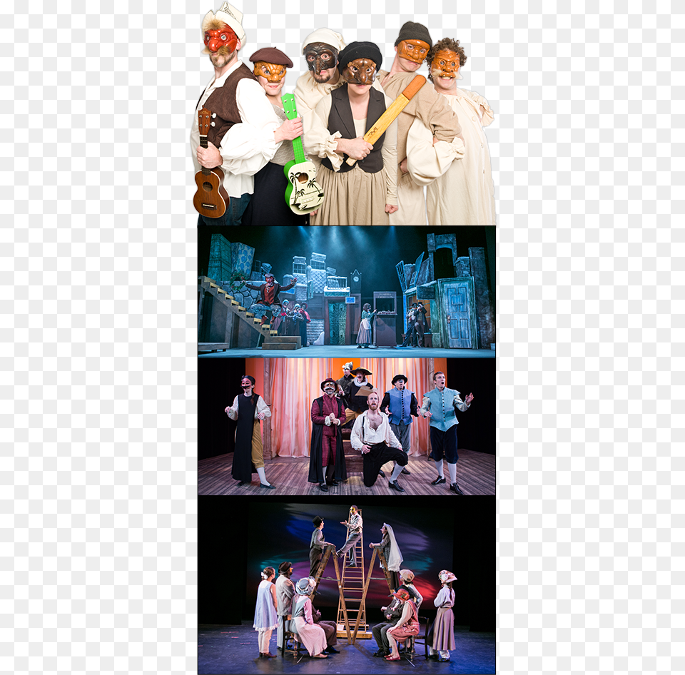 Faction Of Fools Group Character Picture Musical Theatre, Art, Stage, Collage, Adult Png Image