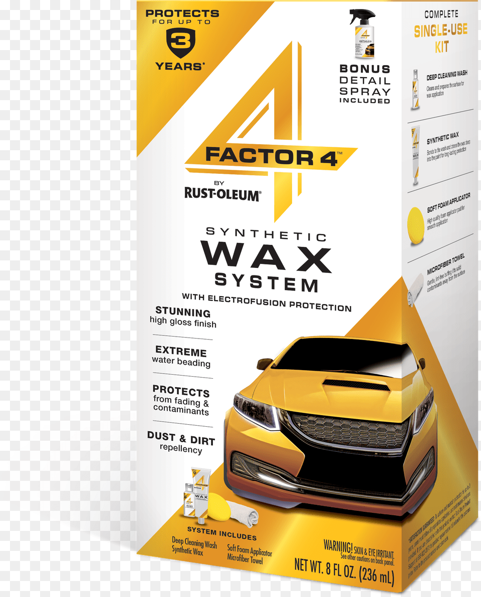 Factor Four Rust Oleum, Advertisement, Poster, Car, Transportation Png Image