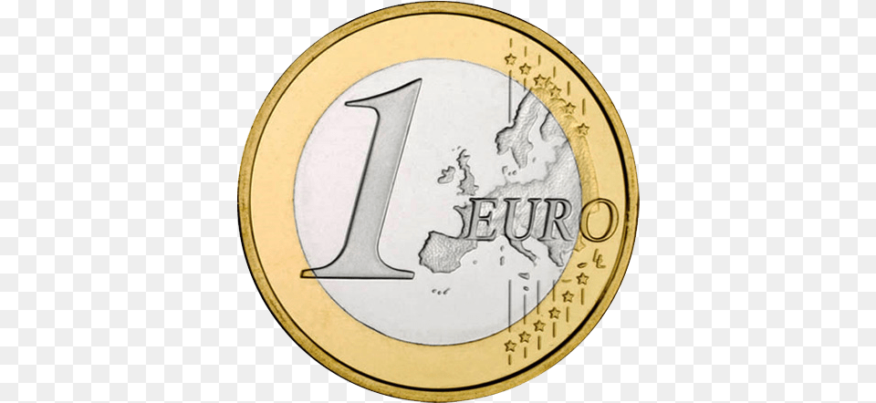 Factors Affecting The Euro Exchange Rate Are Moneda De Un Euro, Coin, Money, Disk, Number Png