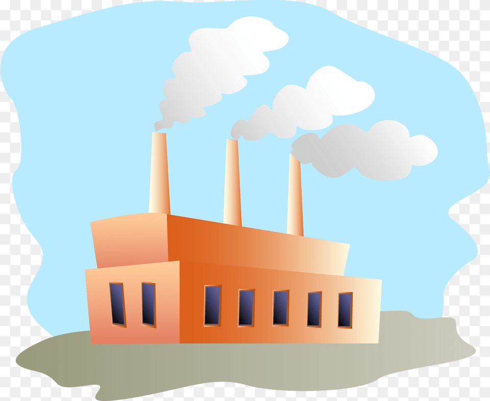 Factory Clipart, Pollution, Architecture, Food, Dessert Free Png Download