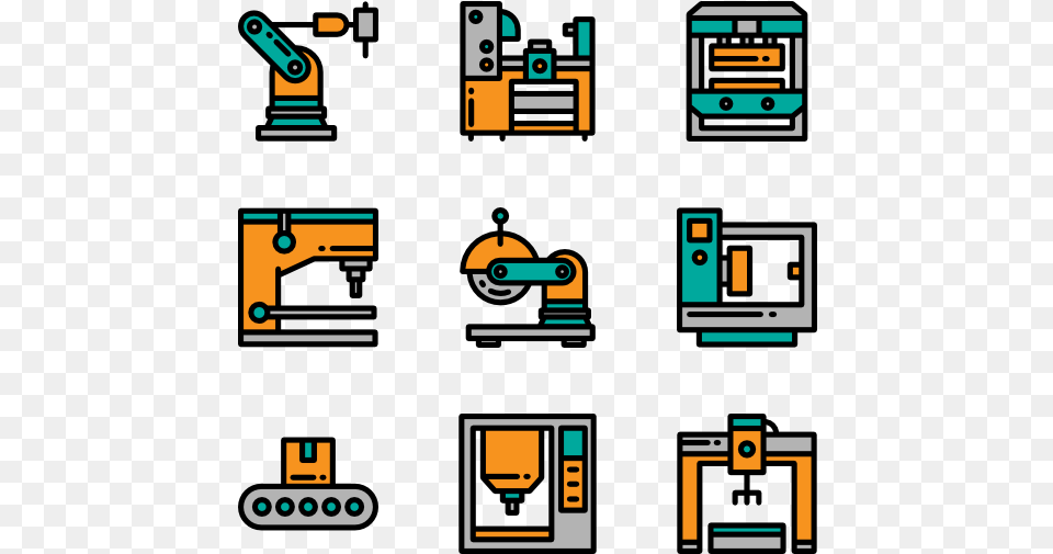 Factory Clipart Factory Machine Factory Machinery Icons Png