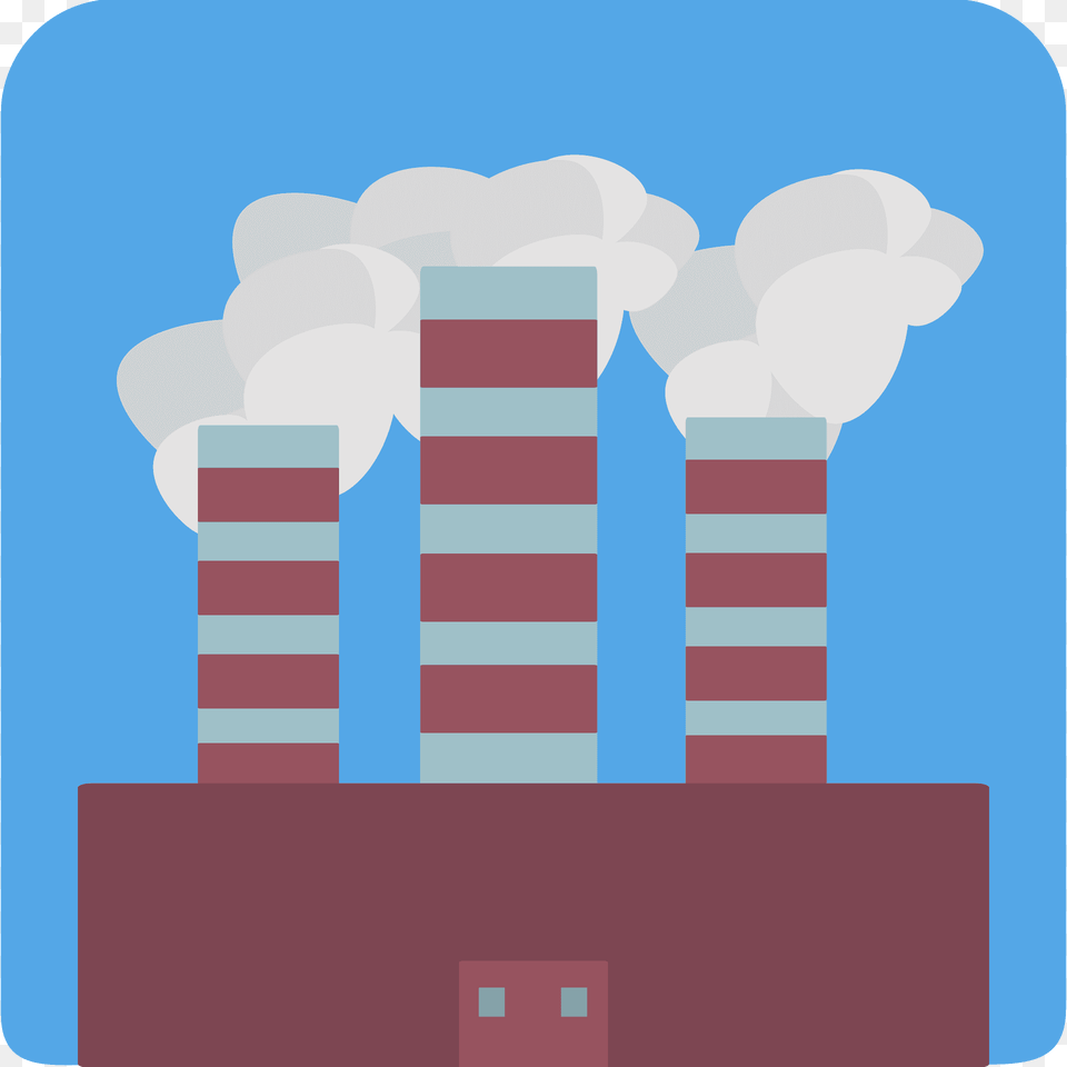 Factory Emoji Clipart, Architecture, Building, Power Plant Free Transparent Png