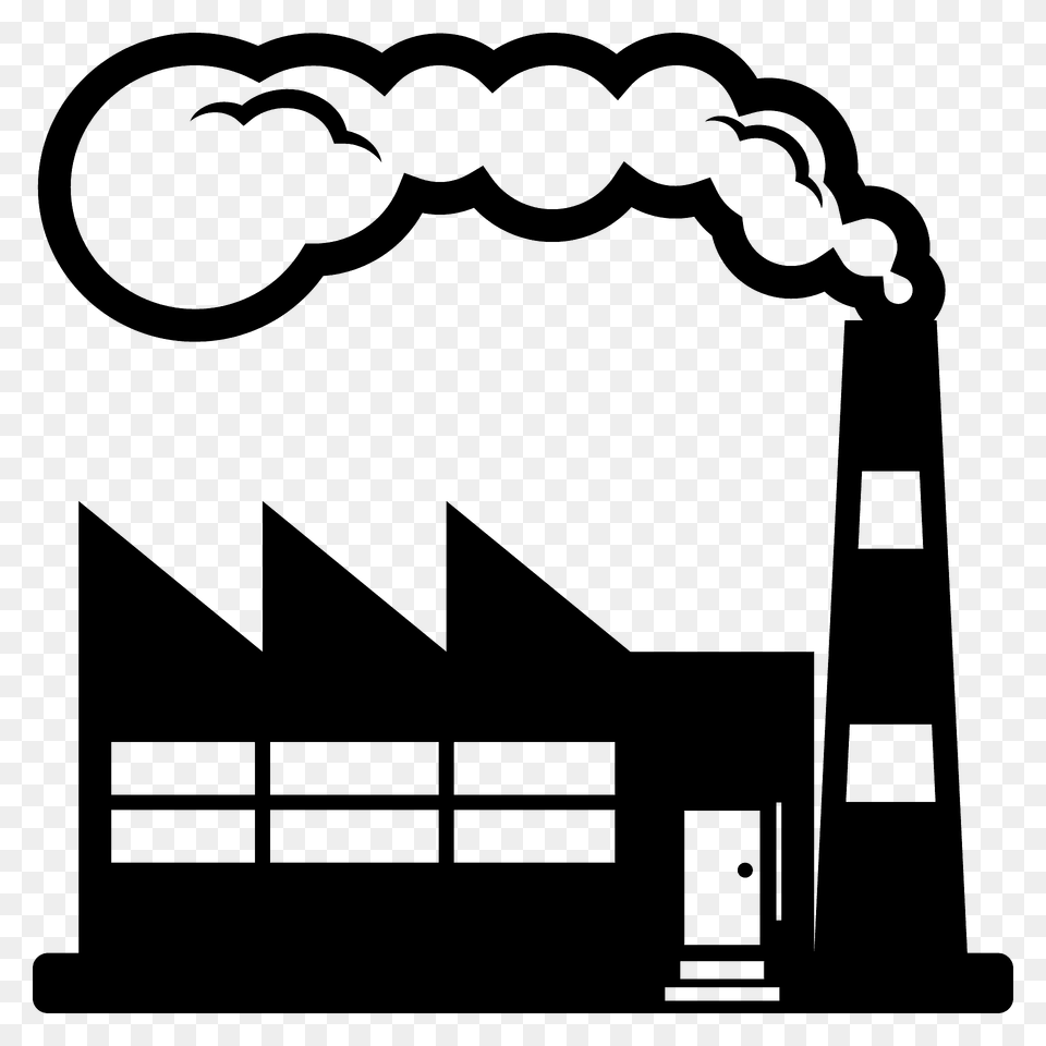 Factory Emoji Clipart, Pollution, Architecture, Building Png
