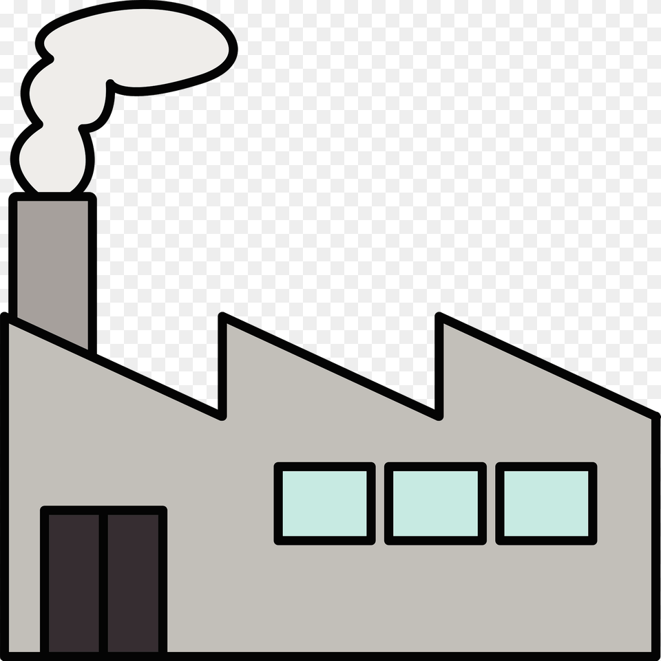 Factory Industry Clipart, Lighting, Architecture, Building Free Png