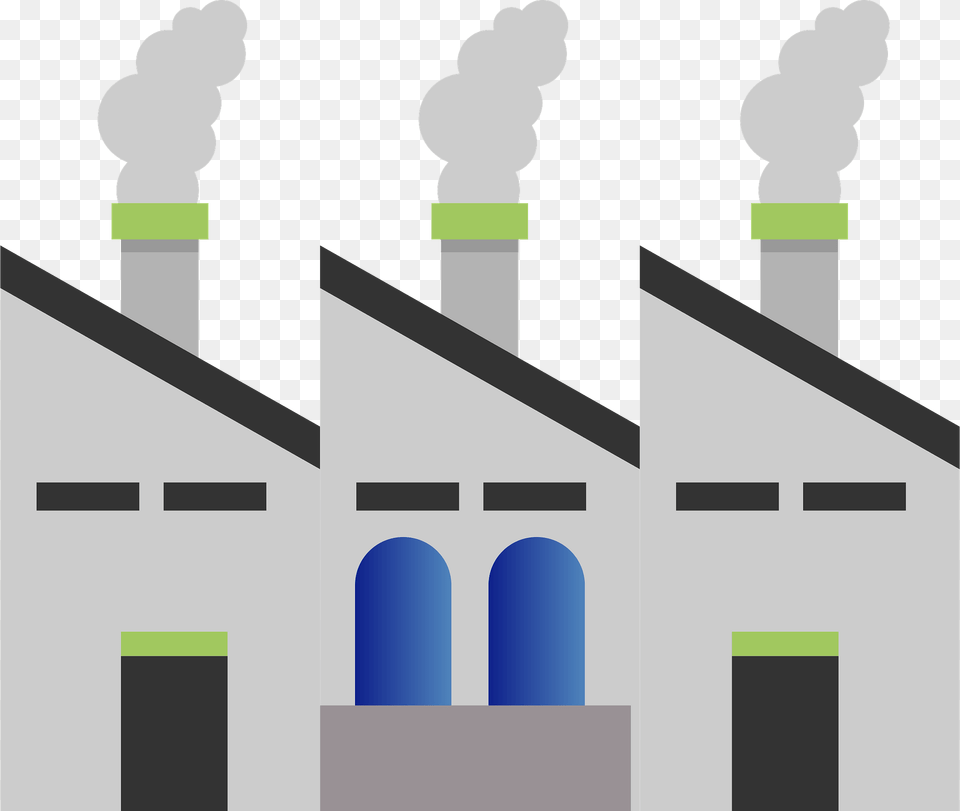 Factory Plant Clipart, Light Png