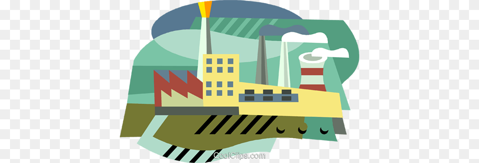 Factory Pollution Clipart Clipart, Architecture, Building, Power Plant Free Transparent Png