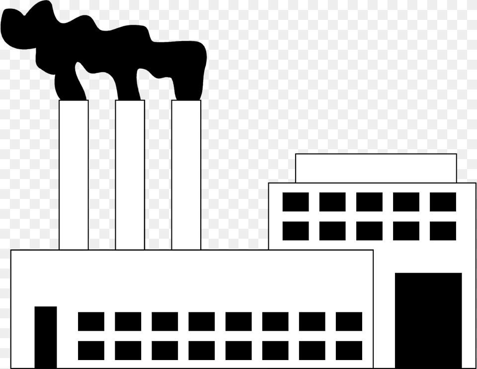 Factory Smoke Cliparts, Stencil, Architecture, Building Png