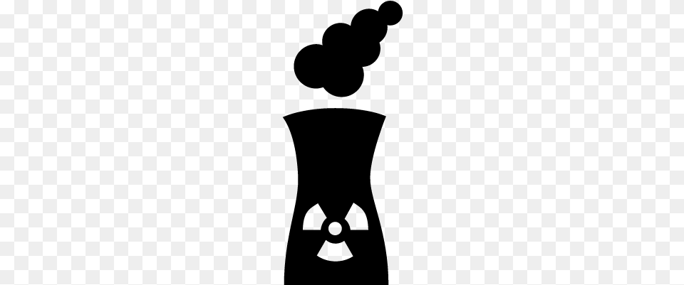 Factory Tower With Biohazard Smoke Vector Tank, Gray Png Image