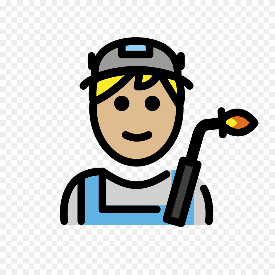 Factory Worker Emoji Clipart, Face, Head, Person, Light Png Image