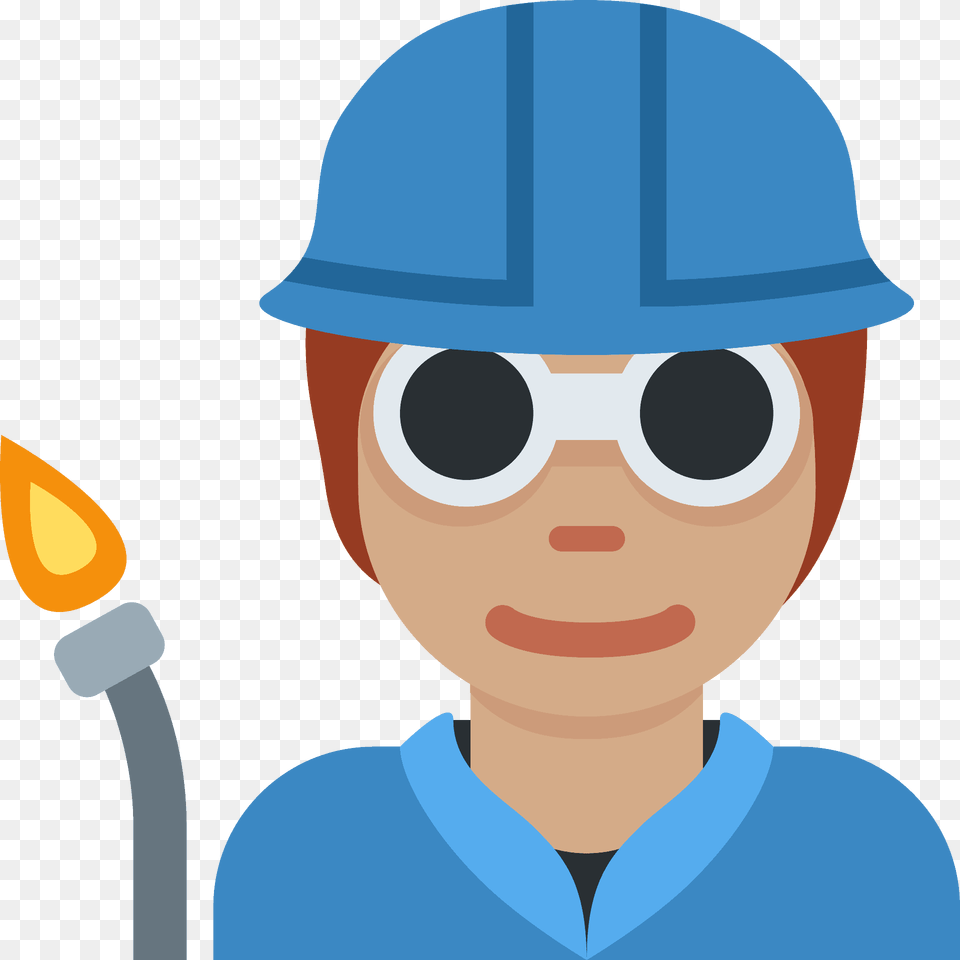Factory Worker Emoji Clipart, Clothing, Hardhat, Helmet, Baby Free Png Download