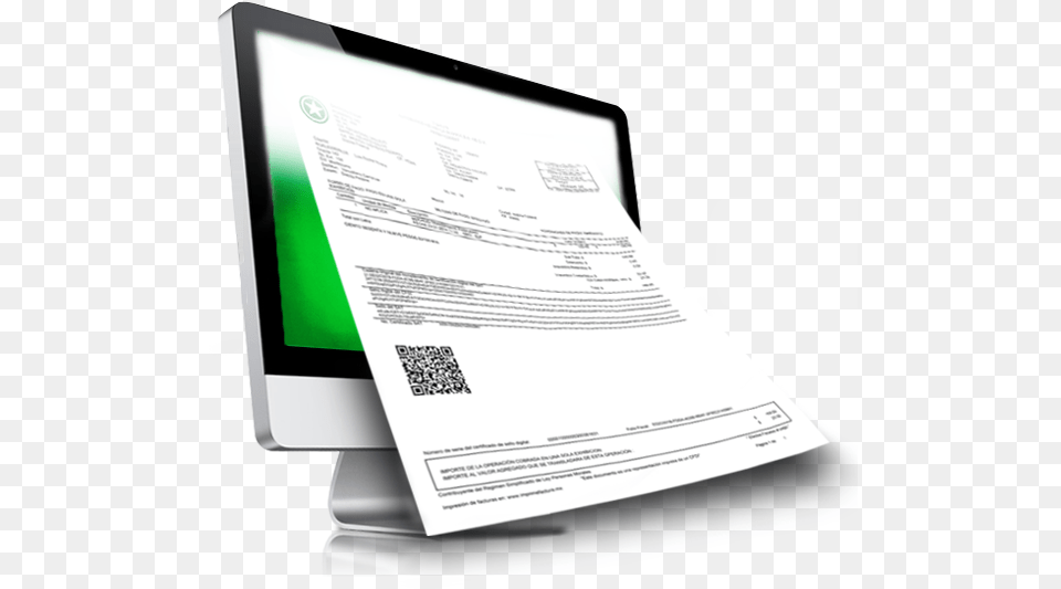 Factura Electronica, Text, Qr Code, Document Free Transparent Png