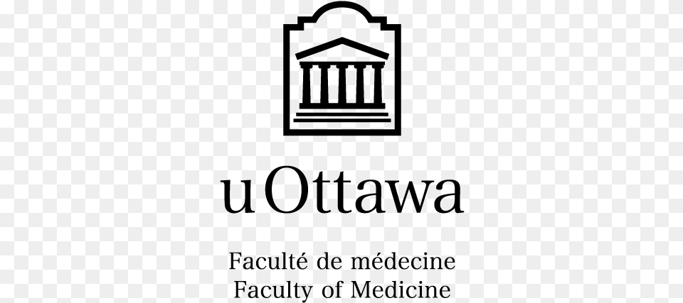 Faculty Of Medicine Vertical Logo Uottawa Faculty Of Medicine, Gray Png Image