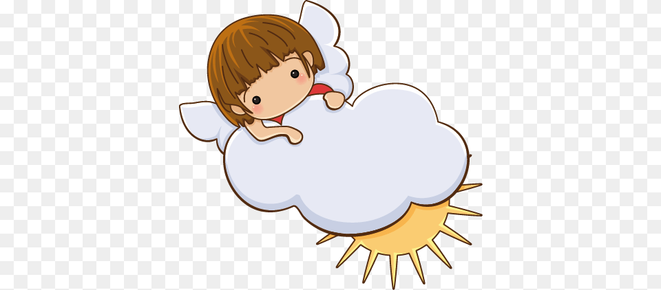 Fadas Anjos Gnomos E Etc Angle Angel Clip Art Borders Frames, Baby, Person, Face, Head Free Png Download