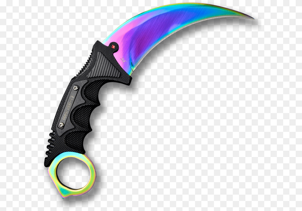 Fade Clipart Marble Fade Karambit Fade, Blade, Dagger, Knife, Weapon Free Png