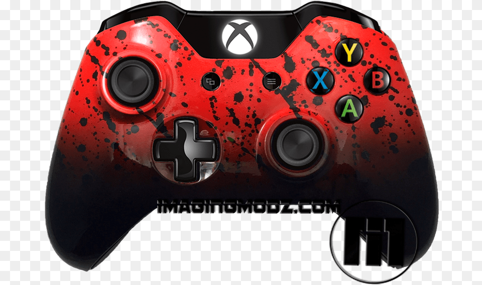 Fade Splatter Red Xbox One Controller Xbox One Controller Edition, Electronics Png