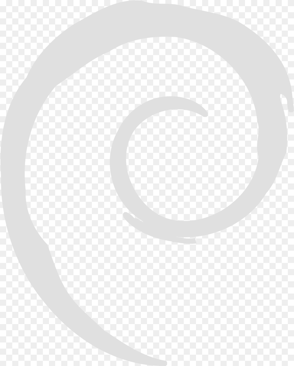 Faenza White Debian Logo, Spiral, Coil Free Png
