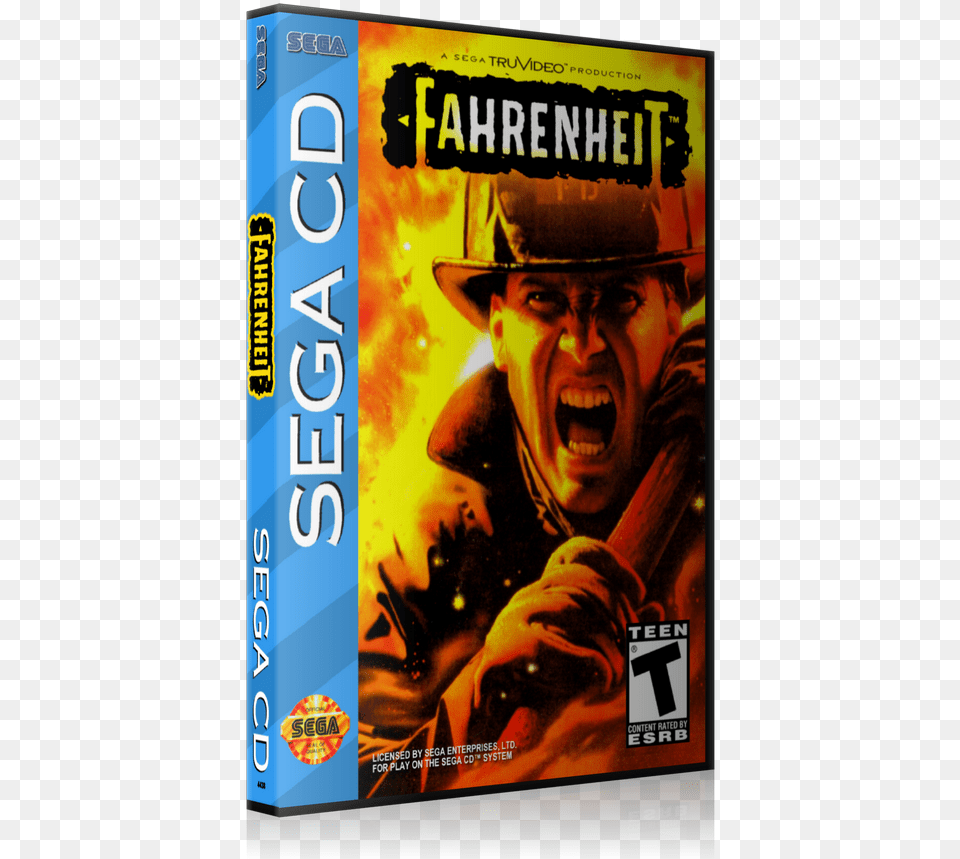 Fahrenheit Replacement Retro Gaming Case Sega Cd 32x Games, Adult, Person, Man, Male Free Png Download