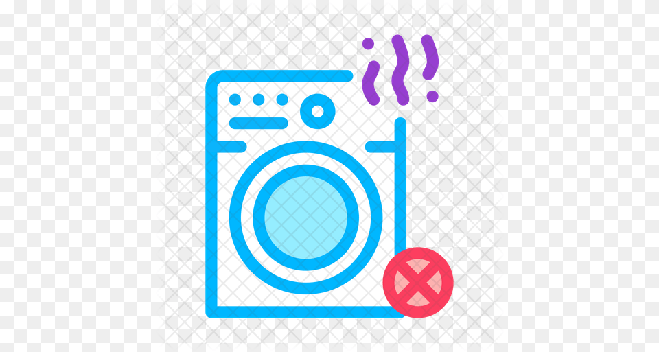 Failed Washing Machine Icon Lavanderia Vector, Appliance, Device, Electrical Device, Washer Png