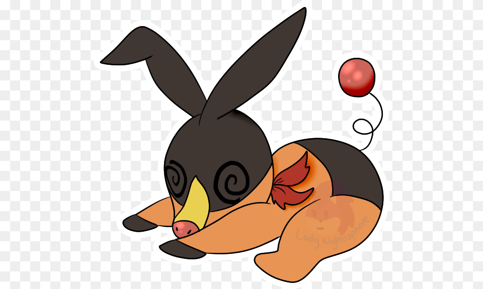 Fainted Tepig By Ladynightosphere Fur Affinity Dot Pokemon Avatar, Animal, Mammal, Fish, Sea Life Png