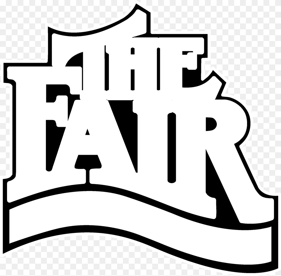 Fair Black And White Transparent Fair Black And White, Stencil, Text, Logo Free Png