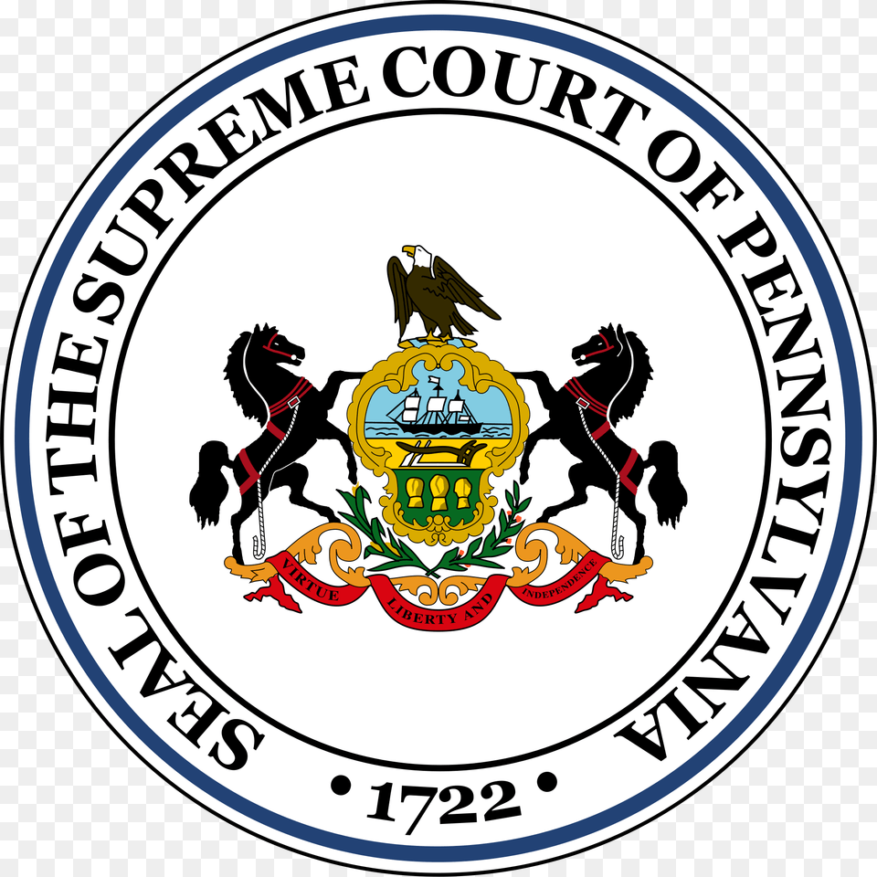 Fair Courts E Lert Seal Of The Supreme Court Of Pennsylvania, Symbol, Logo, Emblem, Bird Free Transparent Png