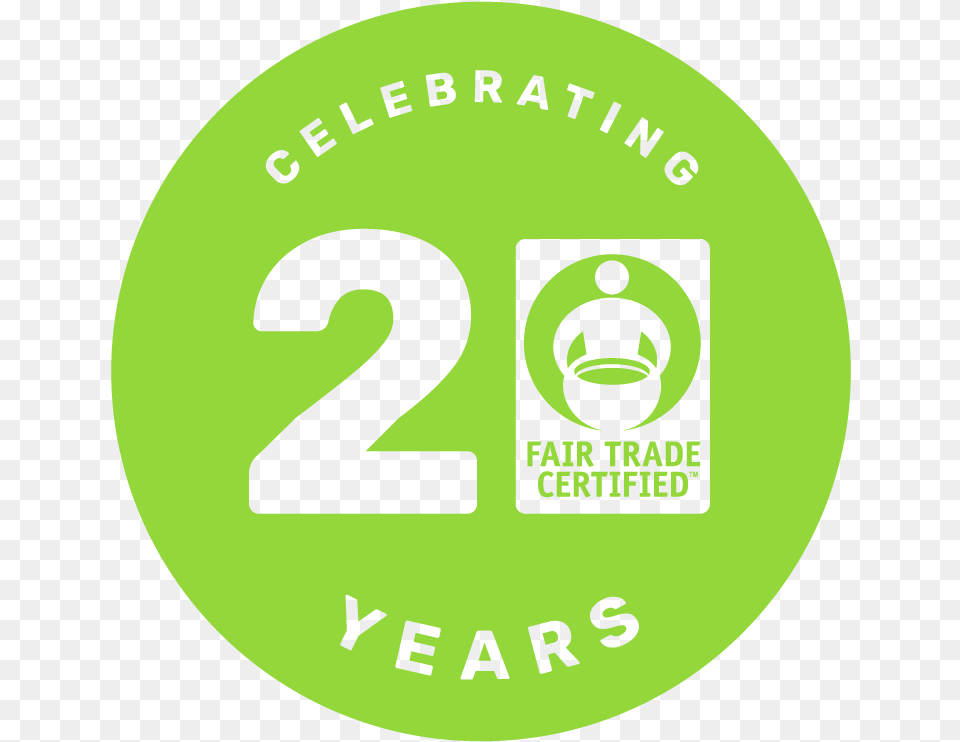 Fair Trade Usa Celebrates 20 Years Of Global Impact Fair Trade Cocoa, Logo, Symbol, Disk, Text Free Png Download