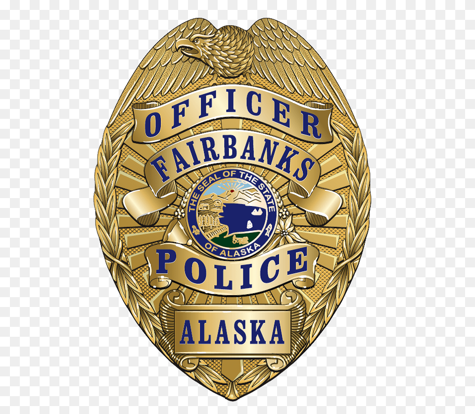 Fairbanks Police Badge, Logo, Symbol, Can, Tin Png