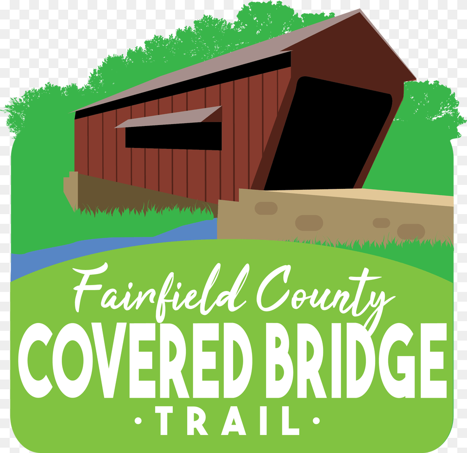 Fairfield Covered Bridge Trail House, Architecture, Barn, Building, Countryside Png Image