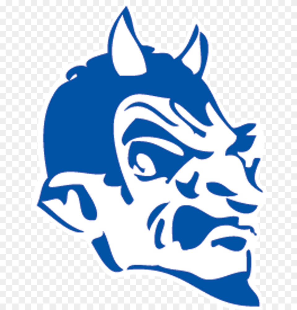 Fairhaven Blue Devils Logo Clipart Fairhaven Blue Devils Football, Baby, Person, Face, Head Png