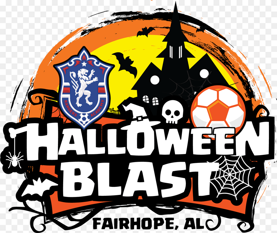 Fairhope Halloween Blast Tournament, Logo, Ball, Football, Soccer Free Transparent Png